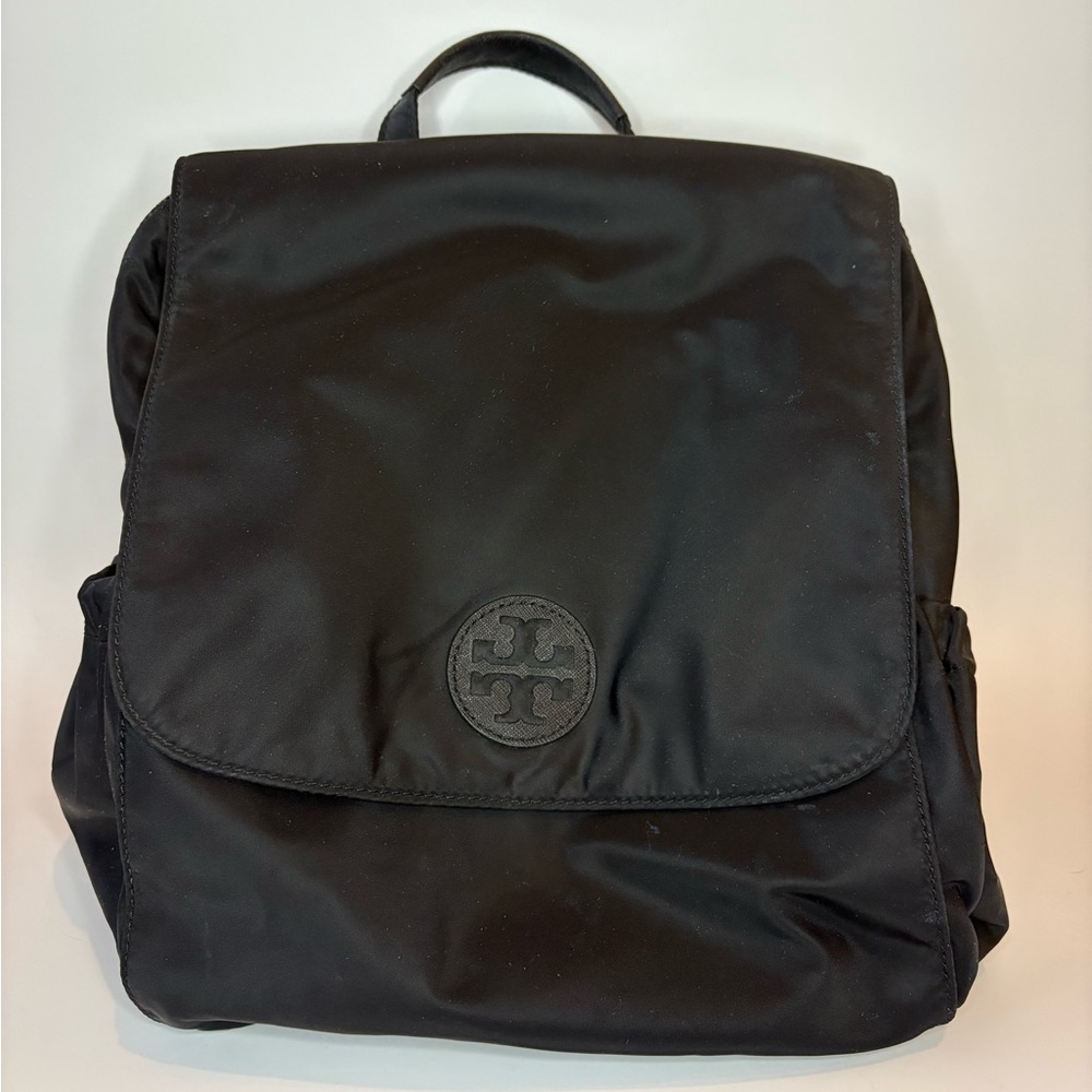 Tory Burch Black Nylon Backpack